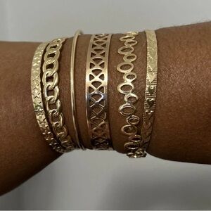 Chic Gold Bracelet Set for Women